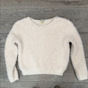 Cotton Emporium Cream Textured Sweater